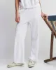 The Micro Terry Victory Sweatpant. -- True White sold by THE GREAT.