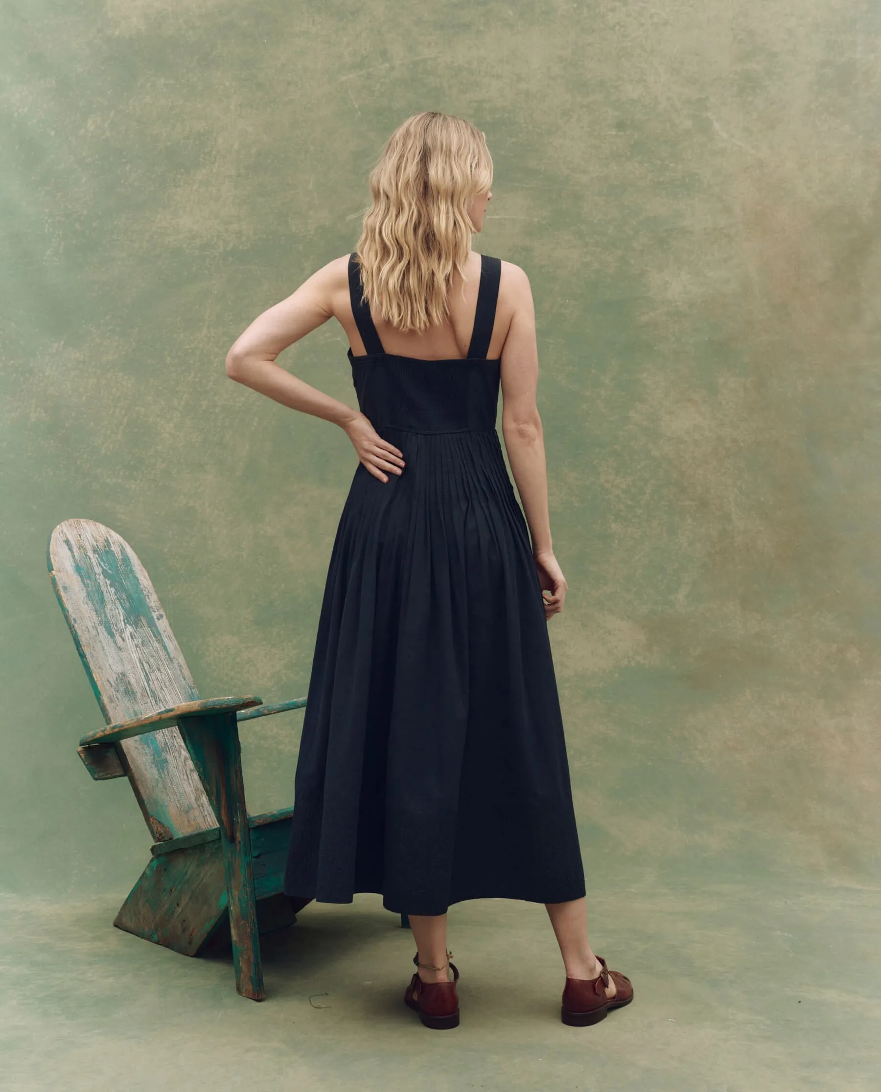 The Day Break Dress. -- Black sold by THE GREAT. product image thumbnail 2