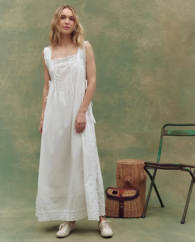 The Attic Lace Dress. -- White sold by THE GREAT.