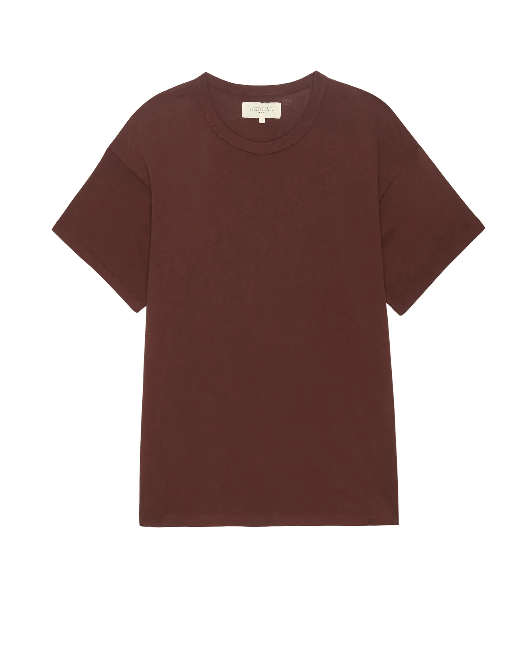 The Men's Boxy Crew. Solid -- Toasted Walnut sold by THE GREAT. product image thumbnail 5