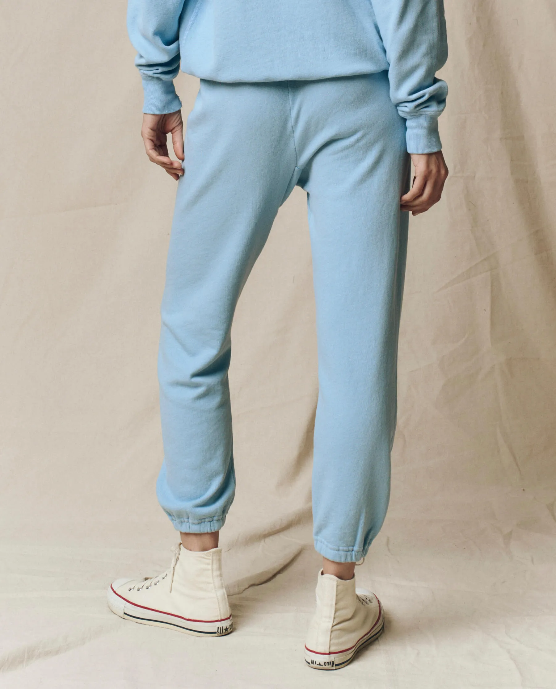 The Stadium Sweatpant. Solid -- Vista Blue sold by THE GREAT. product image thumbnail 2