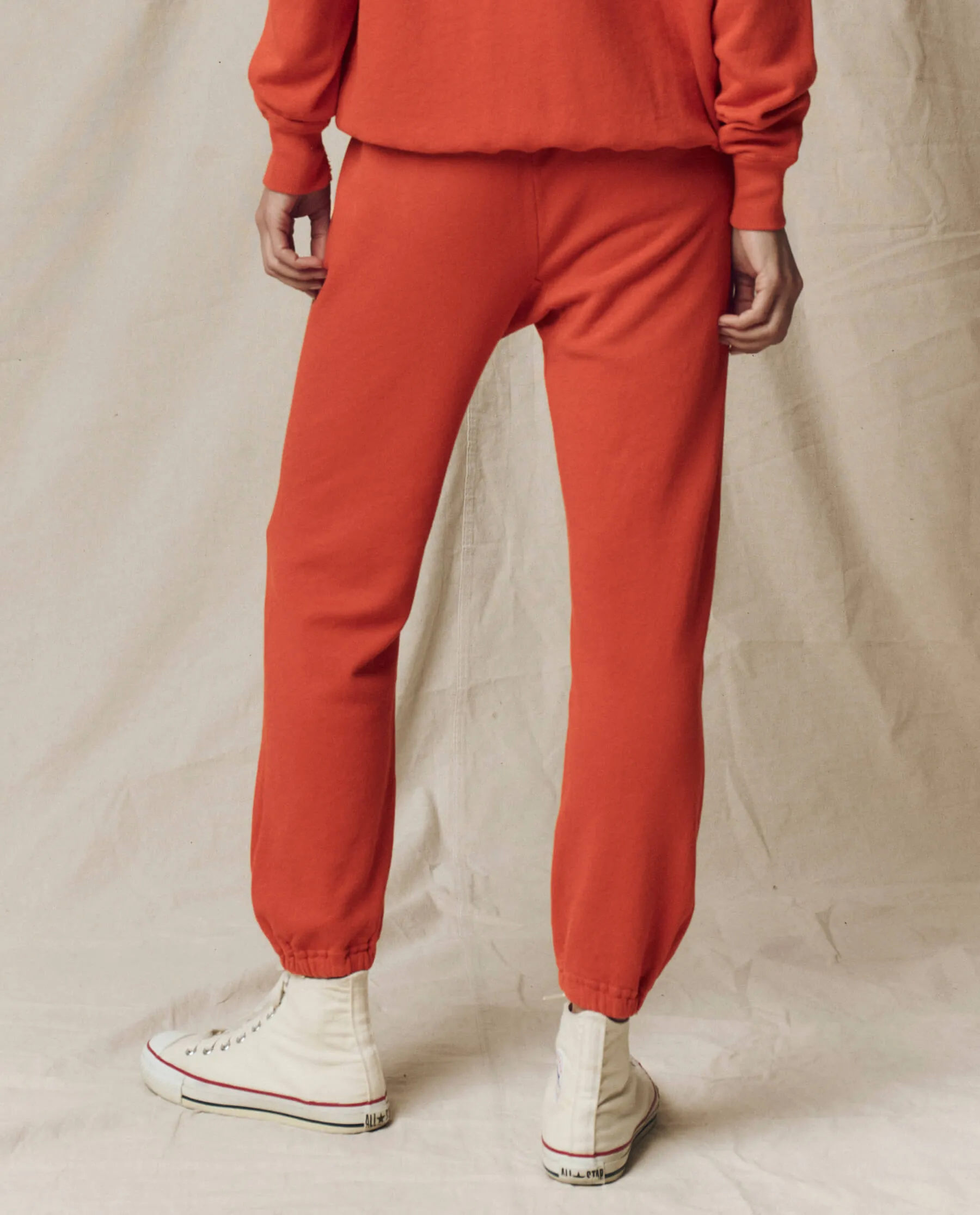 The Stadium Sweatpant. Solid -- Desert Clay sold by THE GREAT. product image thumbnail 2