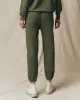 The Stadium Sweatpant. Solid -- Heritage Army sold by THE GREAT.