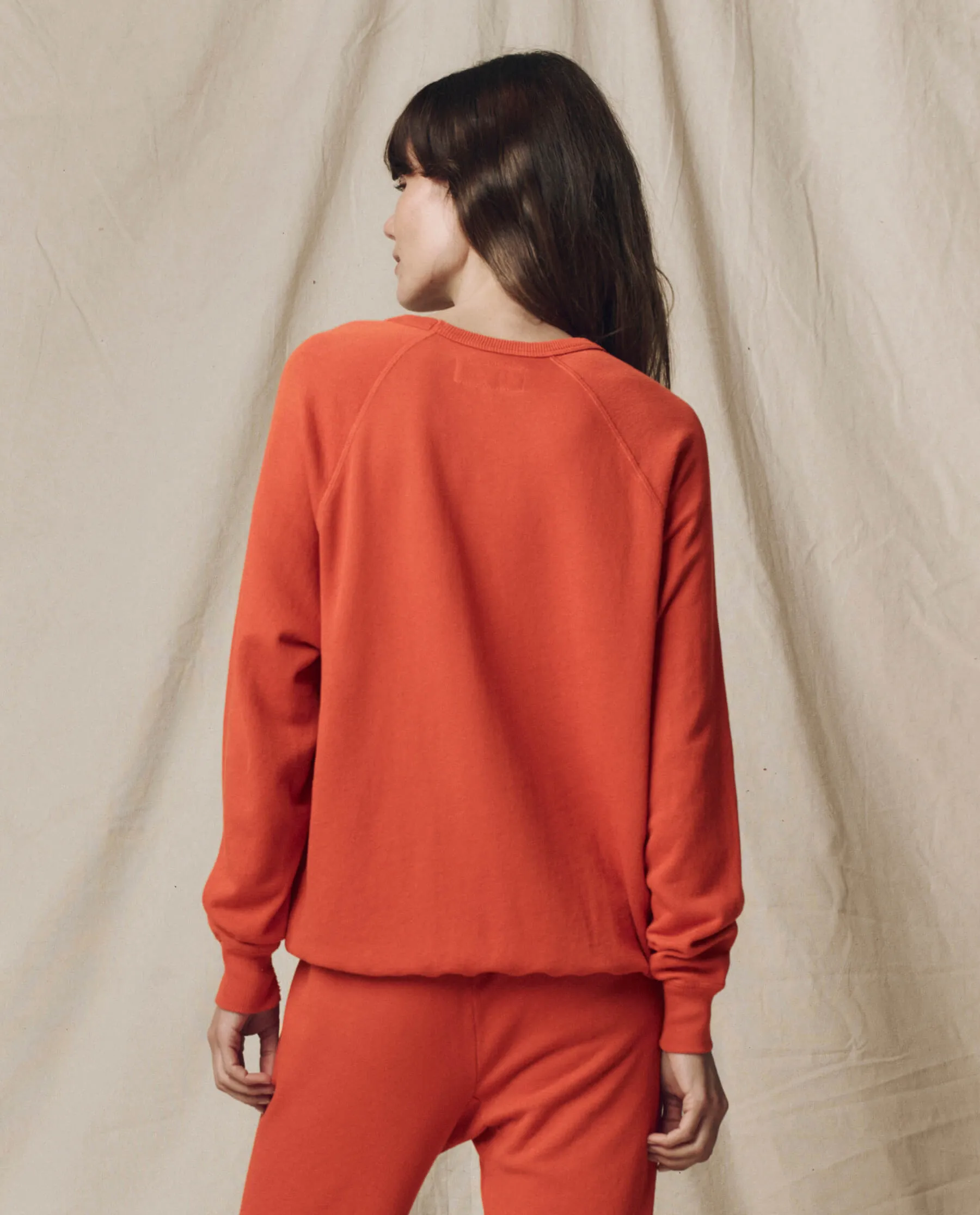 The College Sweatshirt. Solid -- Desert Clay sold by THE GREAT. product image thumbnail 2