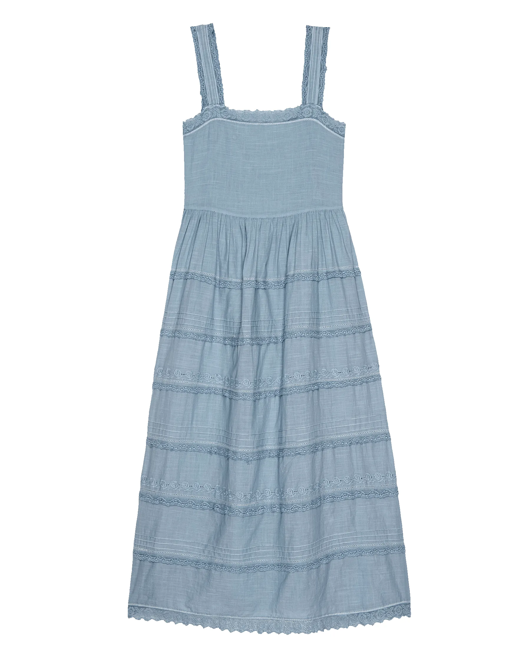 The Reverie Dress. -- Pale Blue sold by THE GREAT. product image thumbnail 5