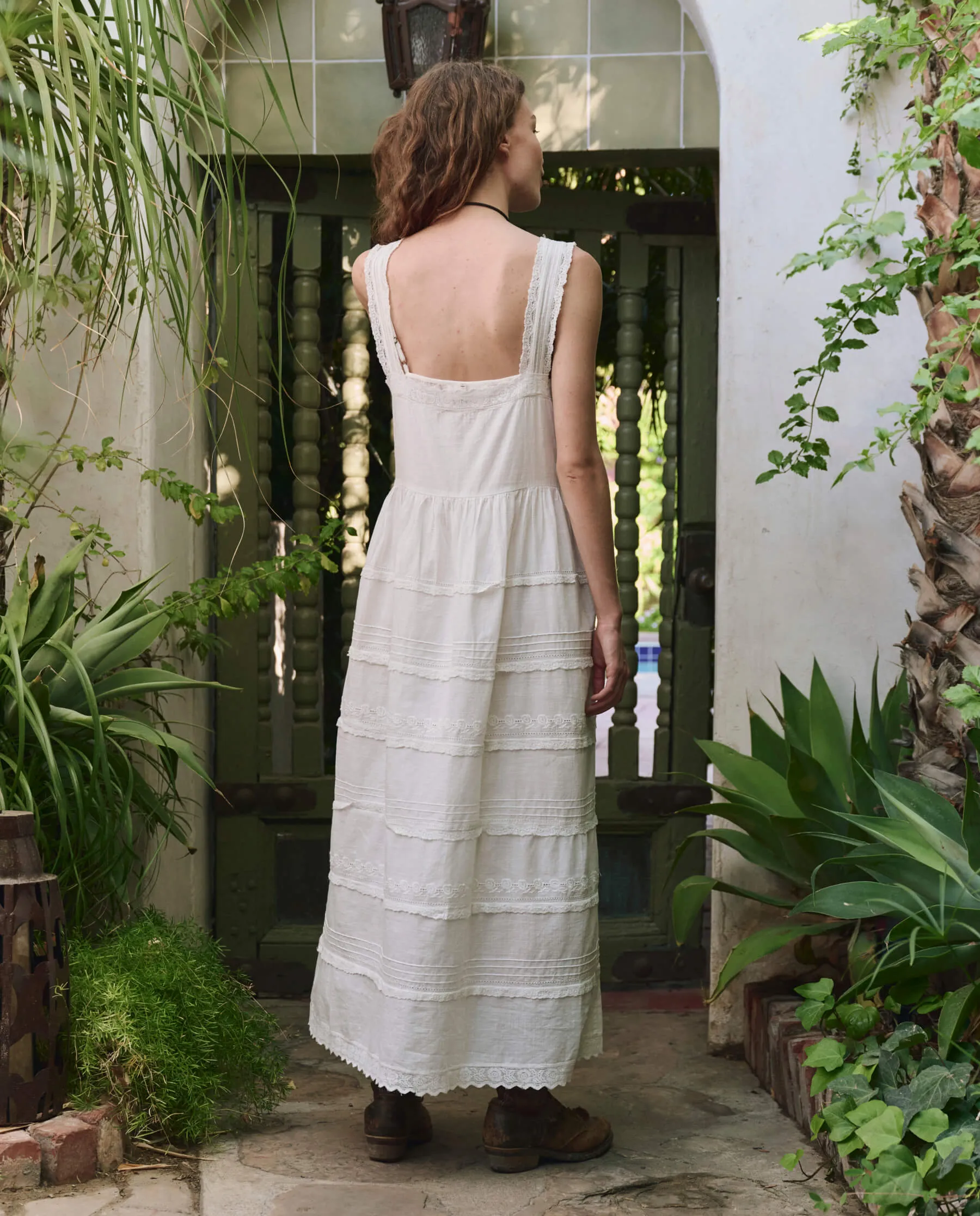 The Reverie Dress. -- White sold by THE GREAT. product image thumbnail 2