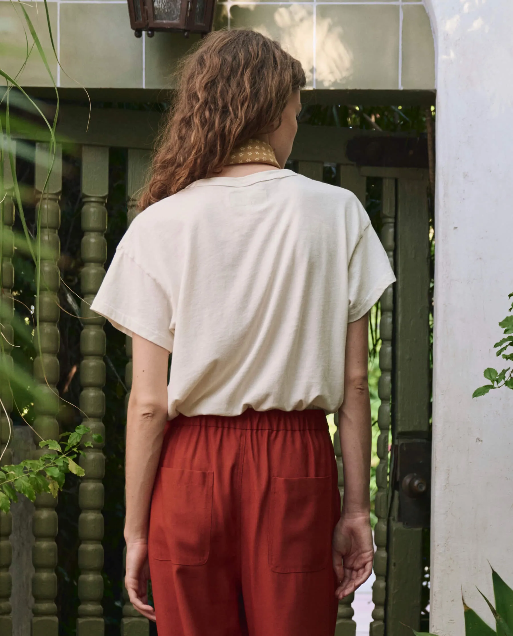 The Boxy Crew. Graphic -- Washed White with Running Horses sold by THE GREAT. product image thumbnail 2