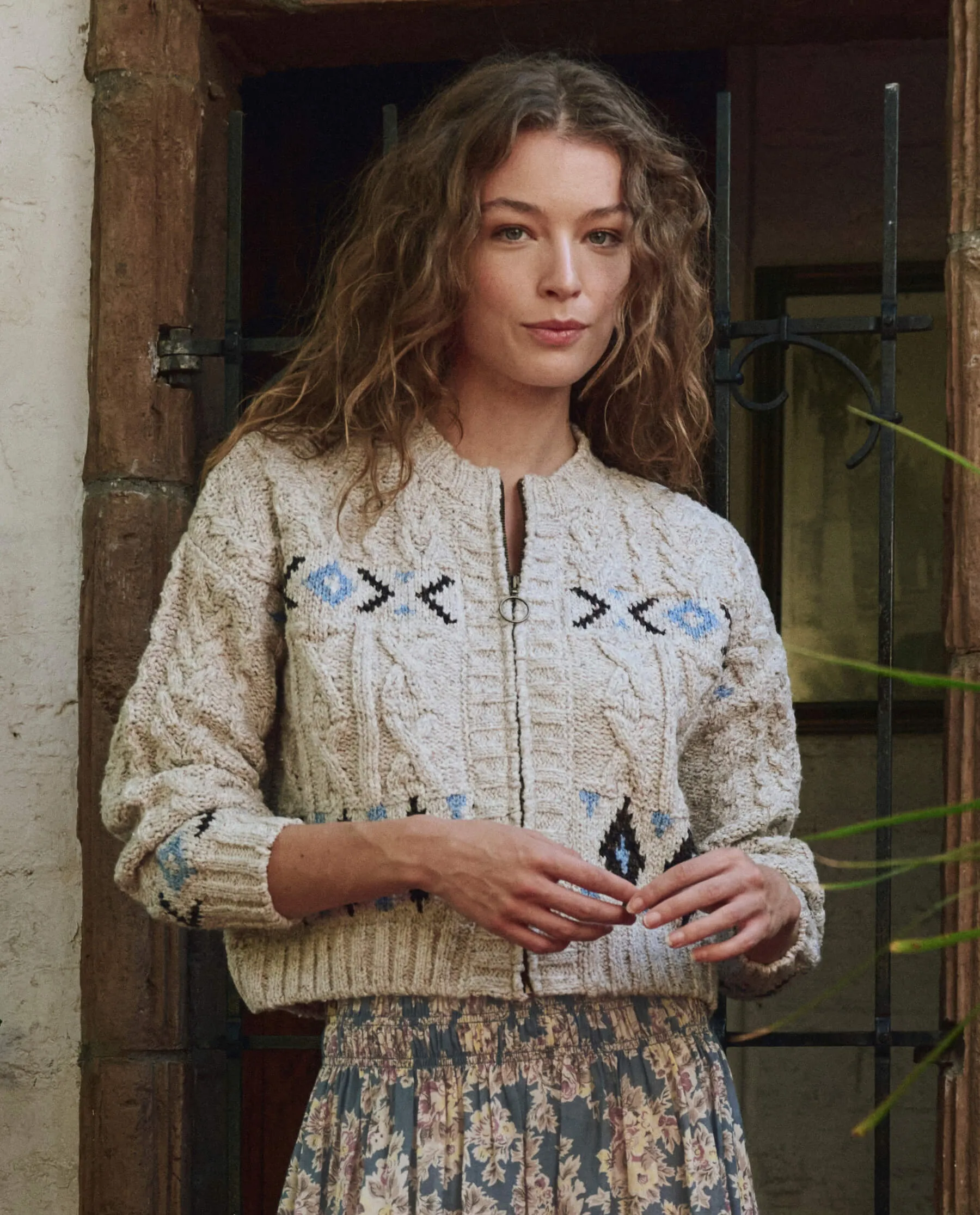 The Cavern Cardigan. -- Oat sold by THE GREAT.