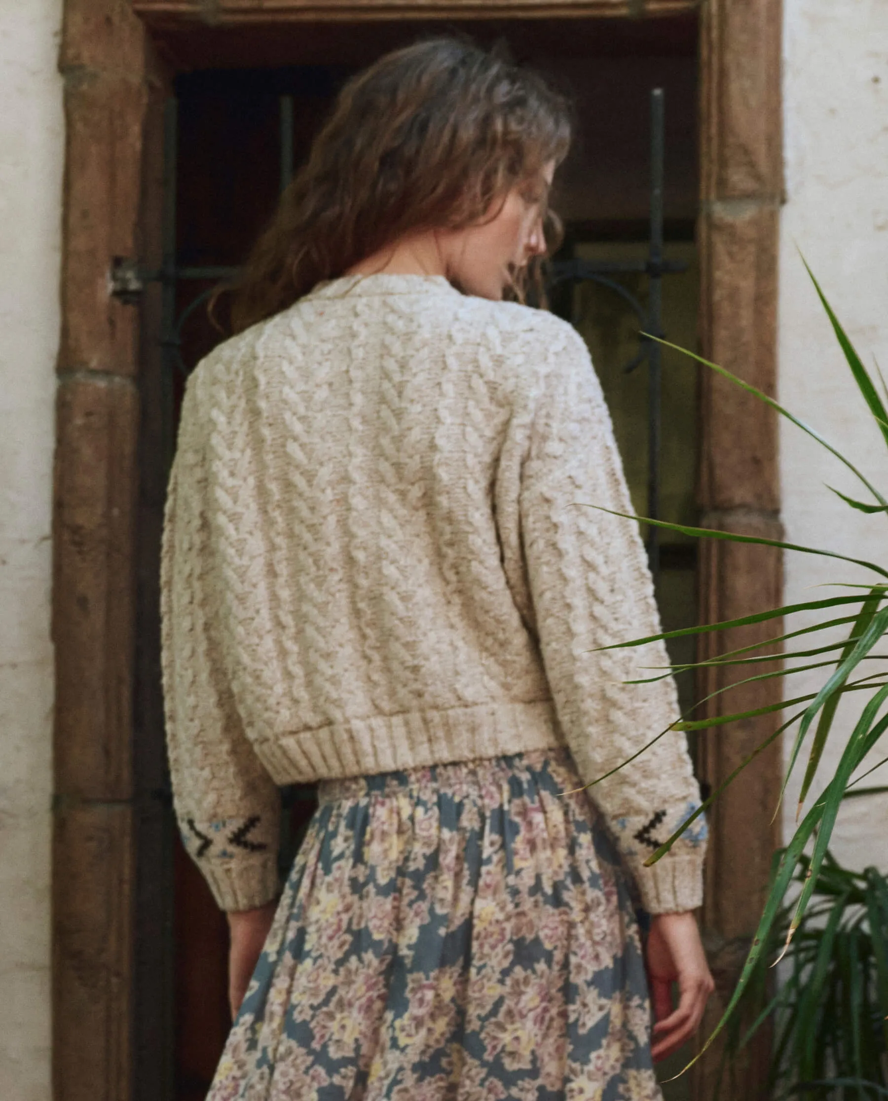The Cavern Cardigan. -- Oat sold by THE GREAT. product image thumbnail 2