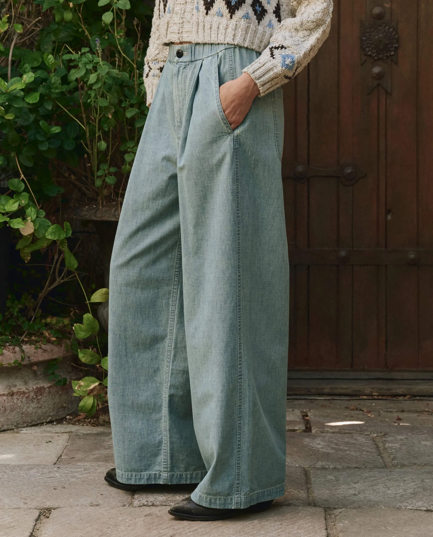The Sawyer Pant. -- Boiler Wash sold by THE GREAT. product image thumbnail 3