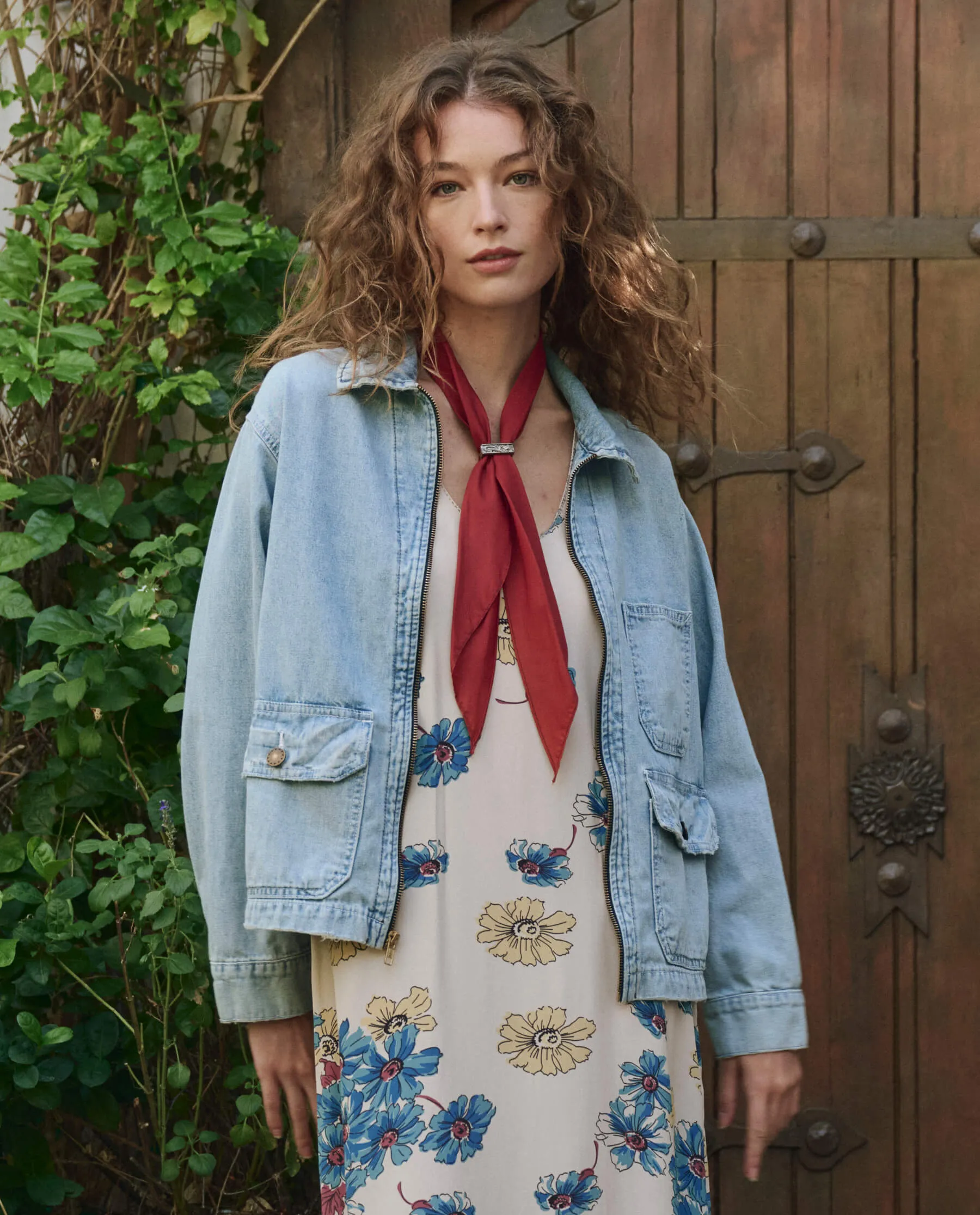 The Zip Front Chore Jacket. -- Dakota Wash sold by THE GREAT.