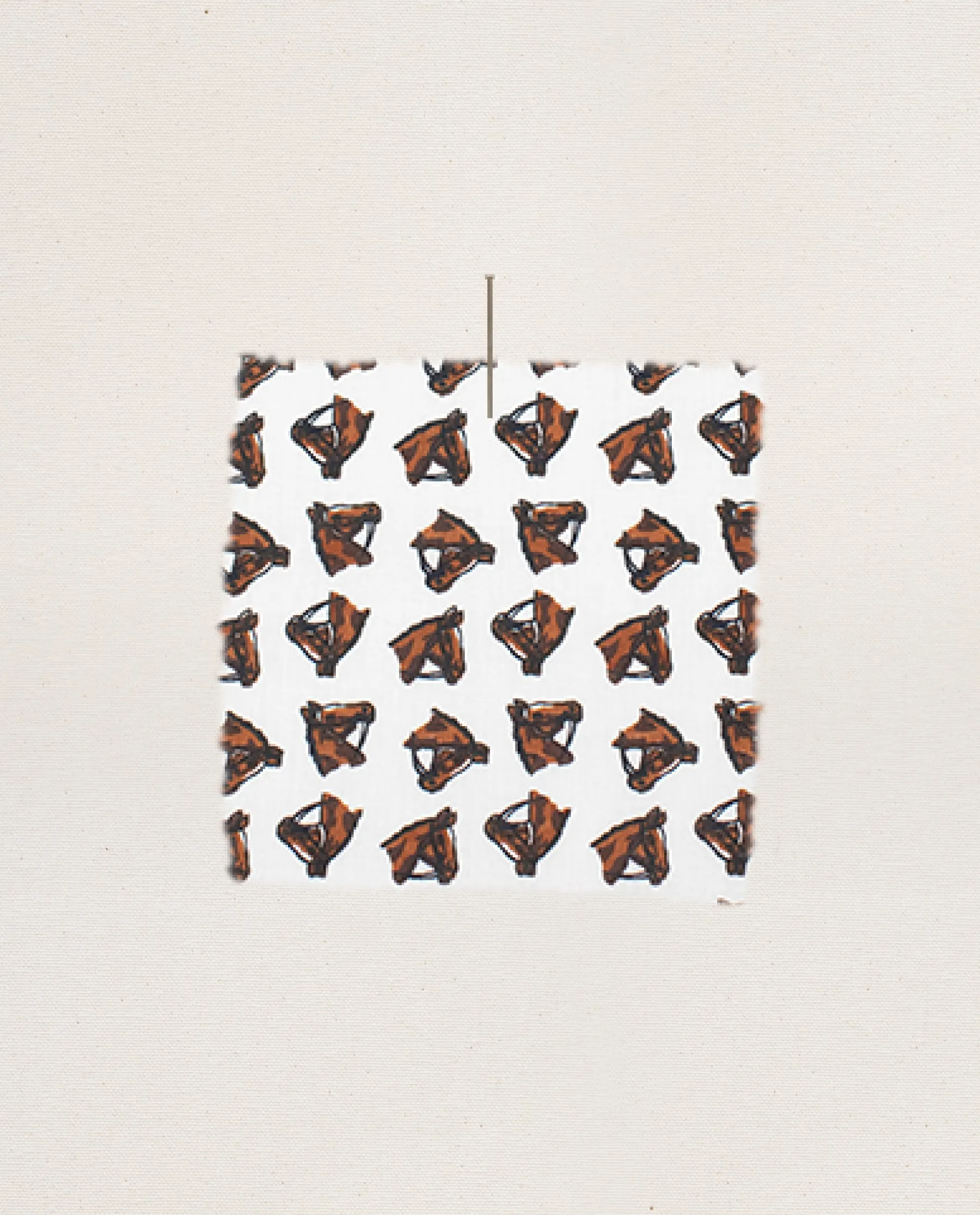 The Easy Sleep Pant. -- Cream Horse Medallion Print sold by THE GREAT. product image thumbnail 3