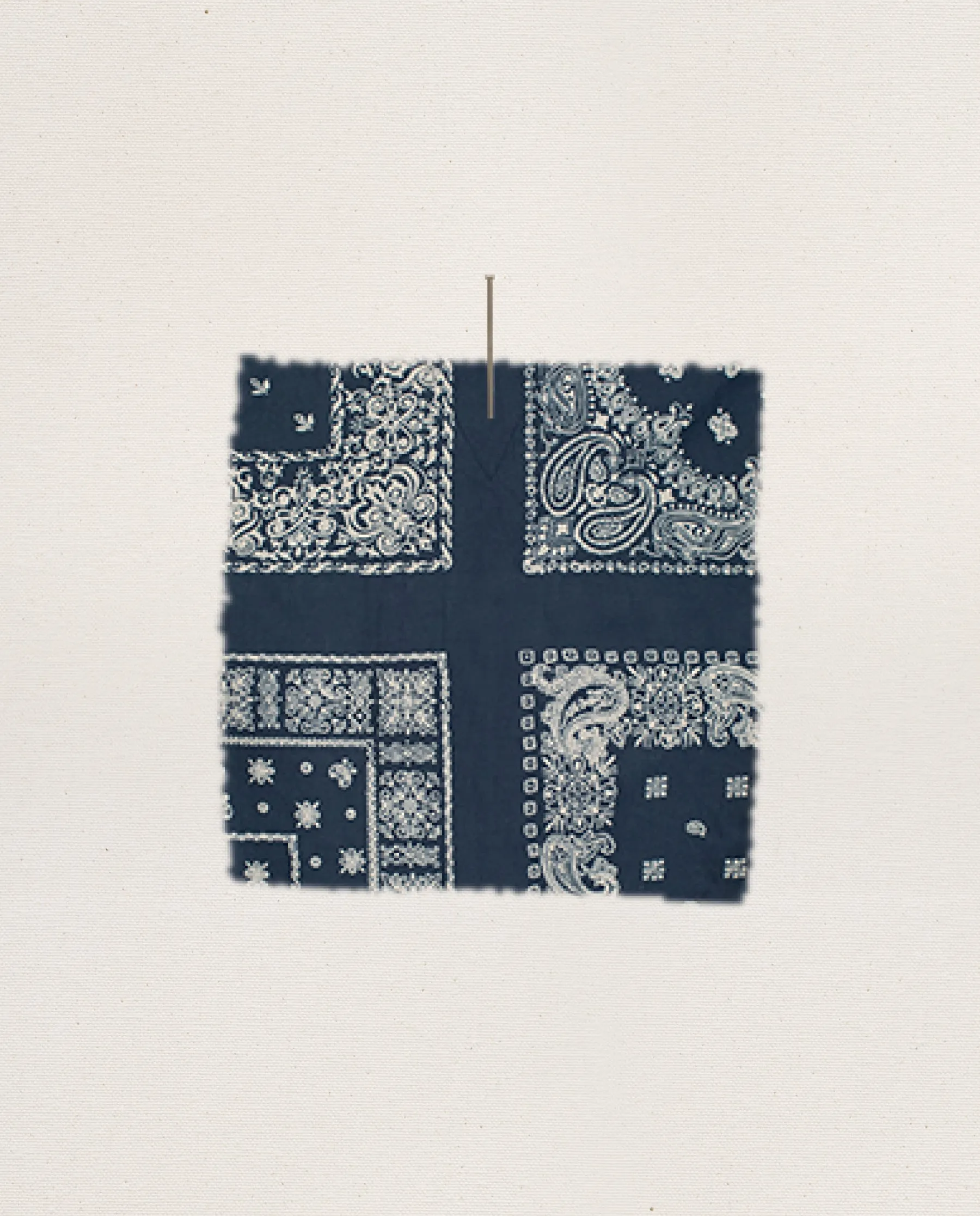 The Smocked Sleep Top. -- Bandana Patchwork sold by THE GREAT. product image thumbnail 3