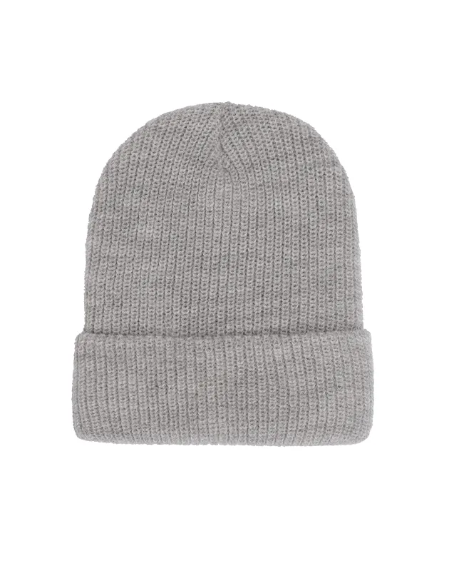 The Natural Alpaca Beanie. -- Heather Grey sold by THE GREAT.