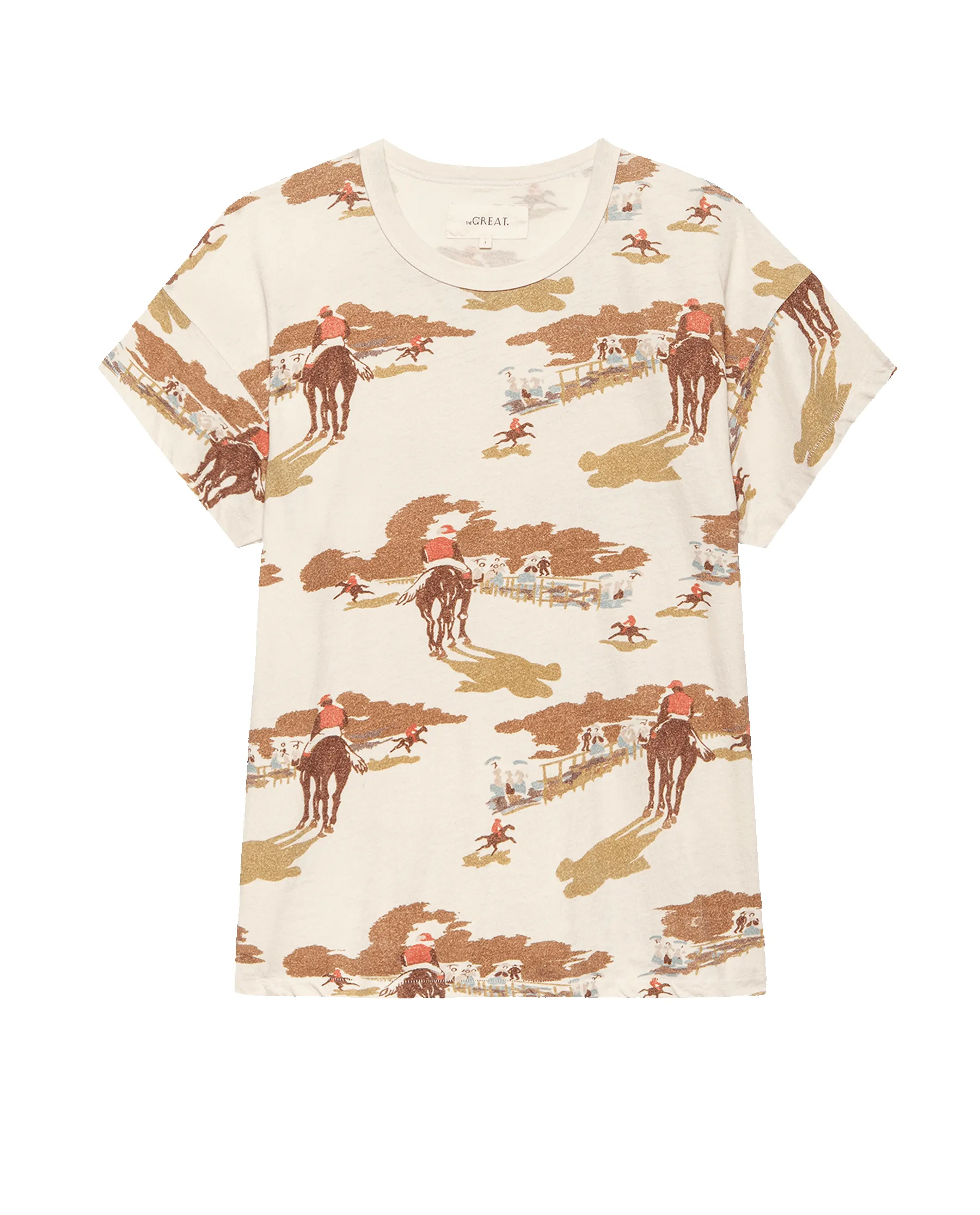 The Boxy Crew. Graphic -- Riding Horses Print sold by THE GREAT. product image thumbnail 5