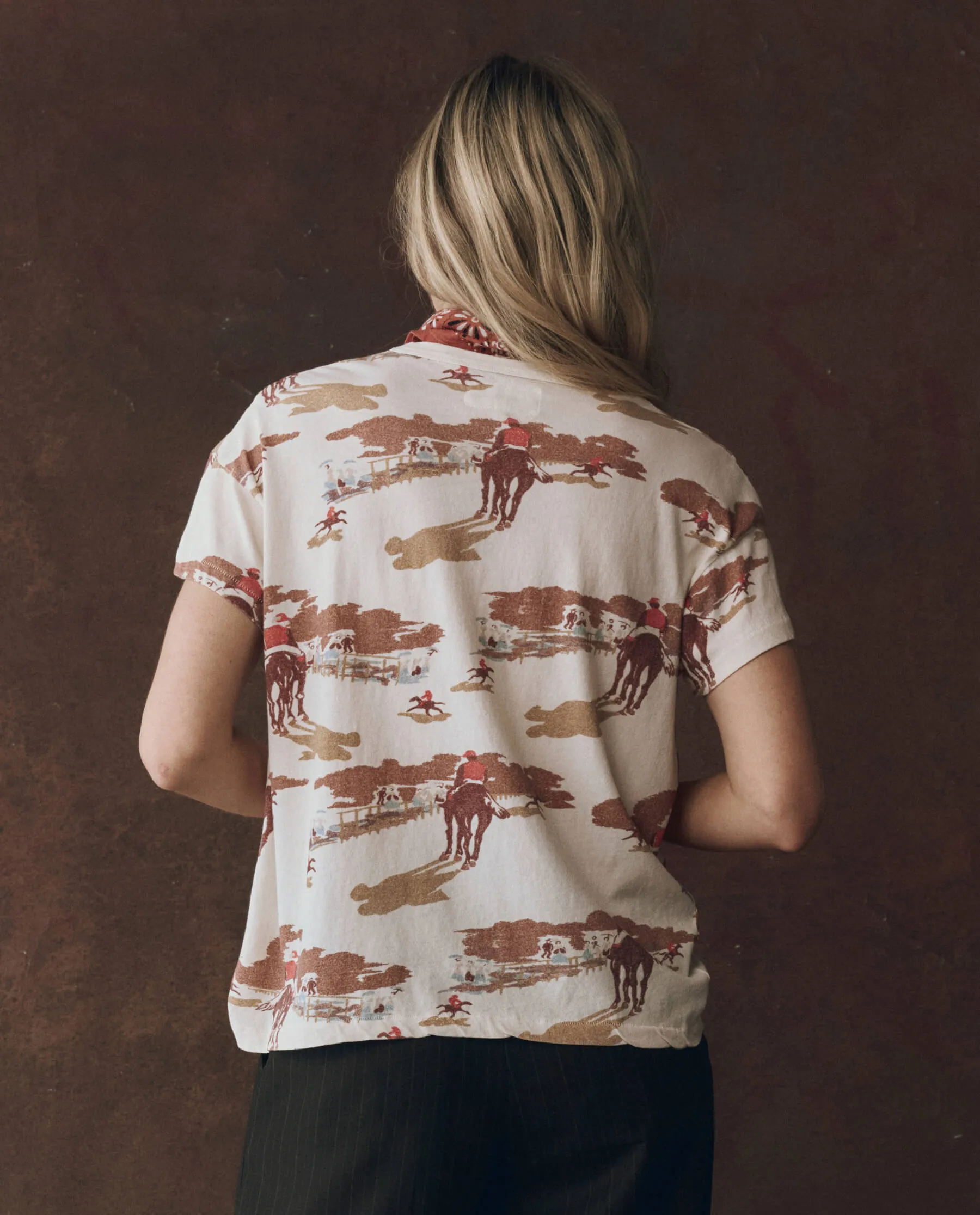 The Boxy Crew. Graphic -- Riding Horses Print sold by THE GREAT. product image thumbnail 2