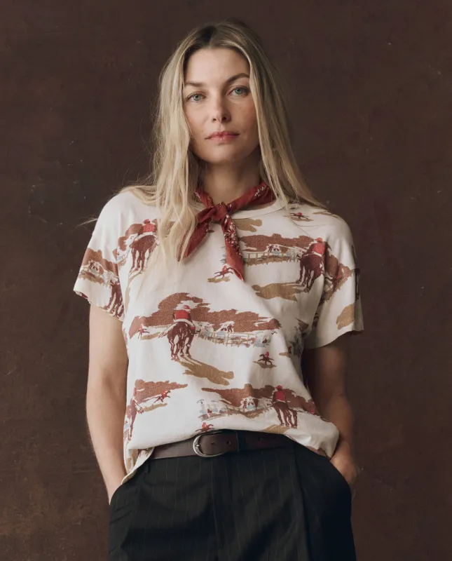 The Boxy Crew. Graphic -- Riding Horses Print sold by THE GREAT.