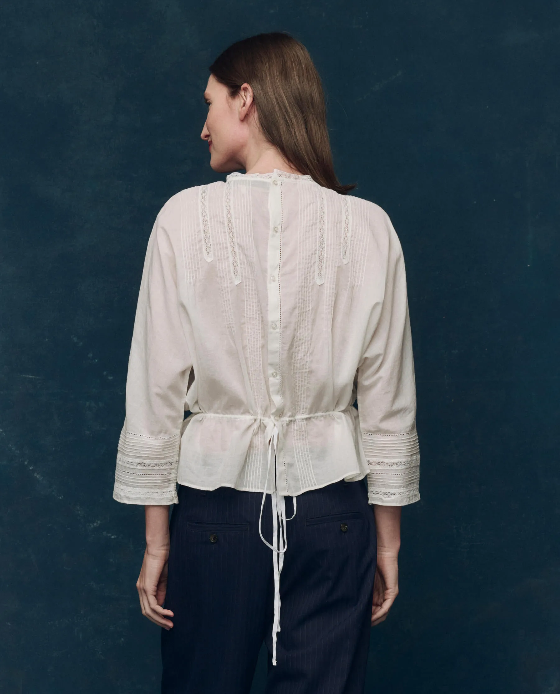 The Victorian Top. -- White sold by THE GREAT. product image thumbnail 2