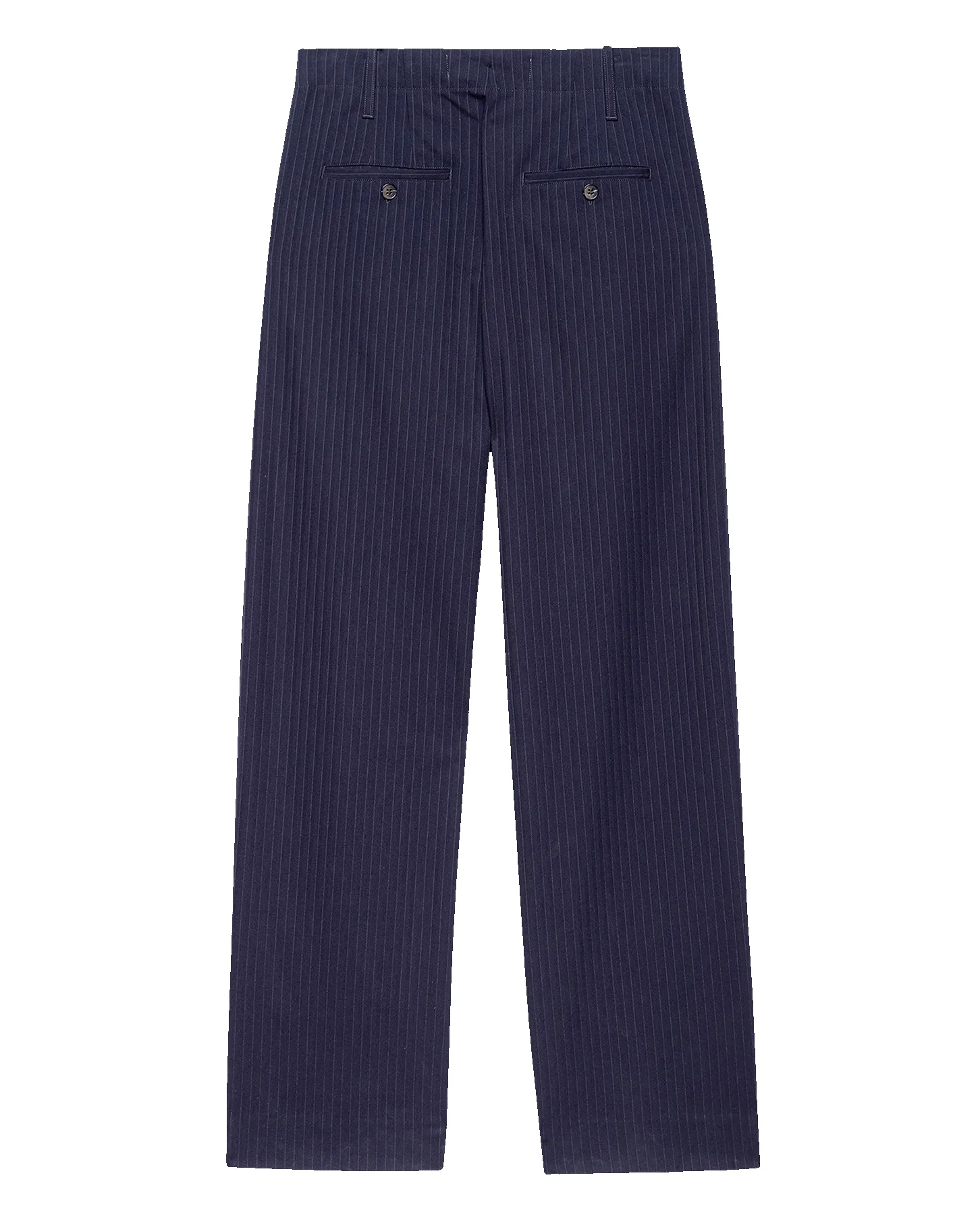 The Menswear Trouser. -- Dark Blue Stripe sold by THE GREAT. product image thumbnail 5