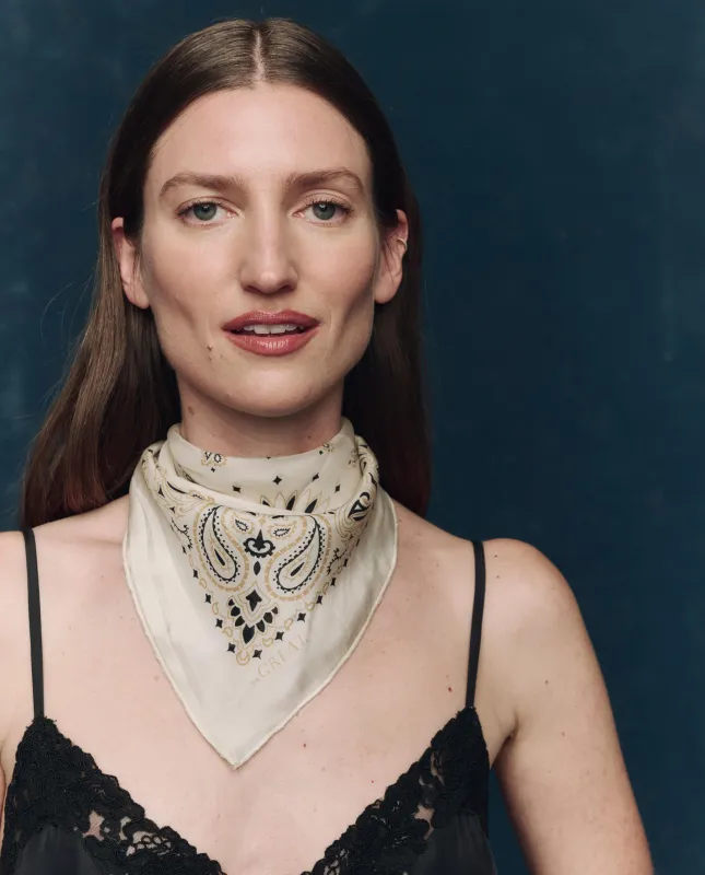 The Silk Bandana. -- Cream sold by THE GREAT.