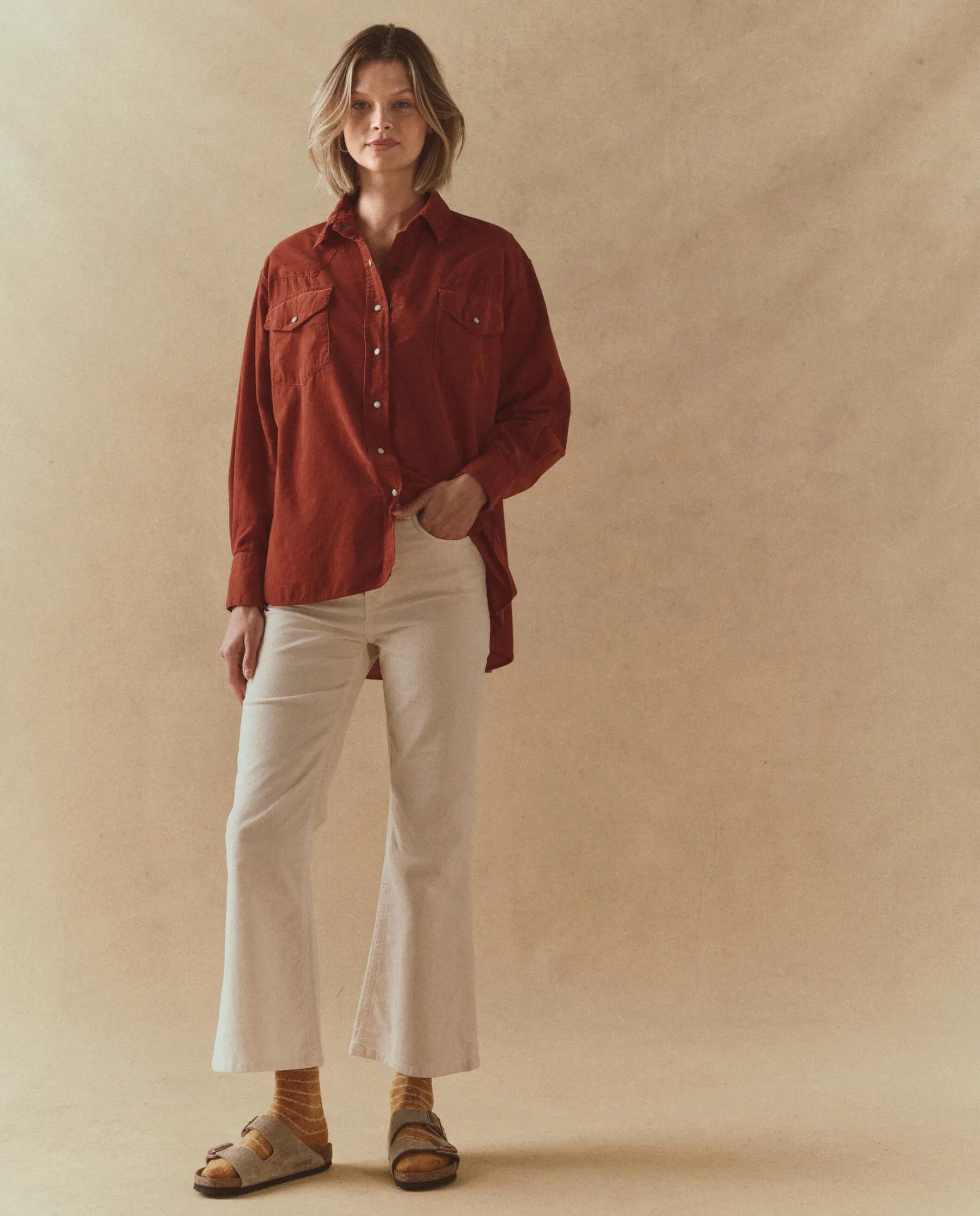 The Kick Boot. -- Cream sold by THE GREAT. product image thumbnail 2