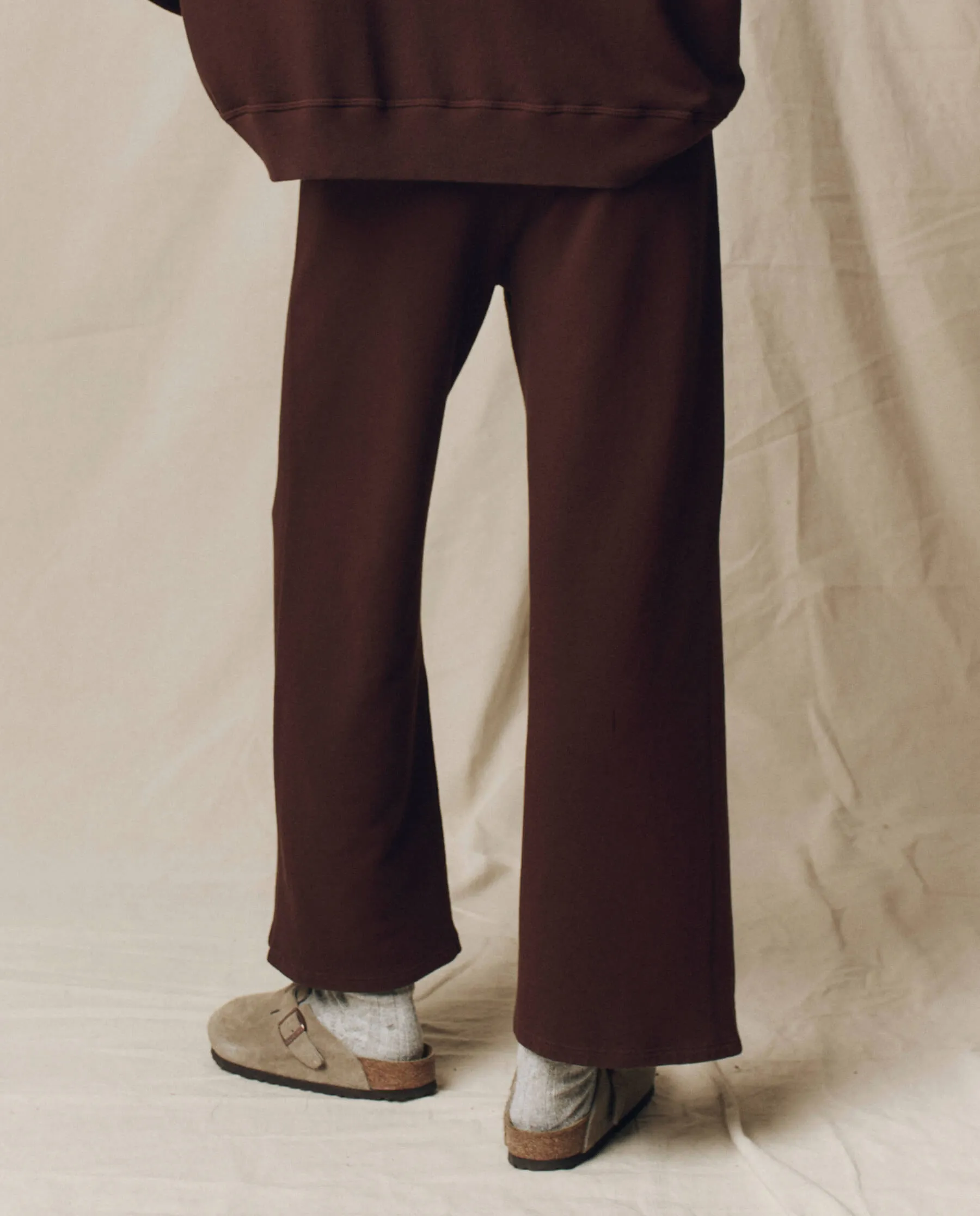 The Lap Sweatpant. Solid -- Driftwood sold by THE GREAT. product image thumbnail 2