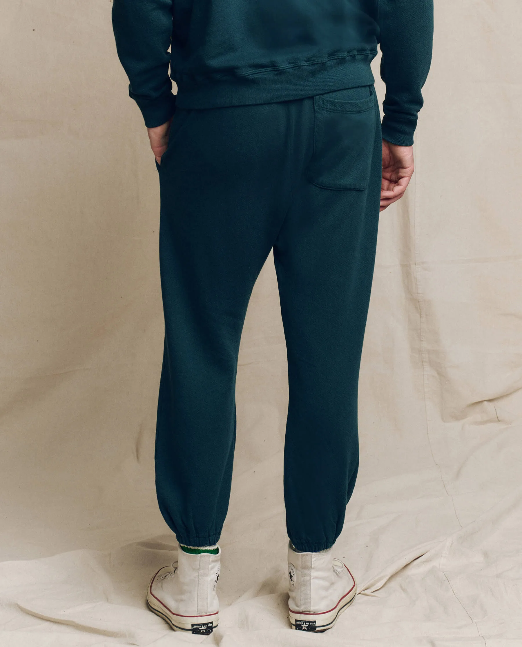 The Men's Stadium Sweatpant. Solid -- Dark Slate sold by THE GREAT. product image thumbnail 2