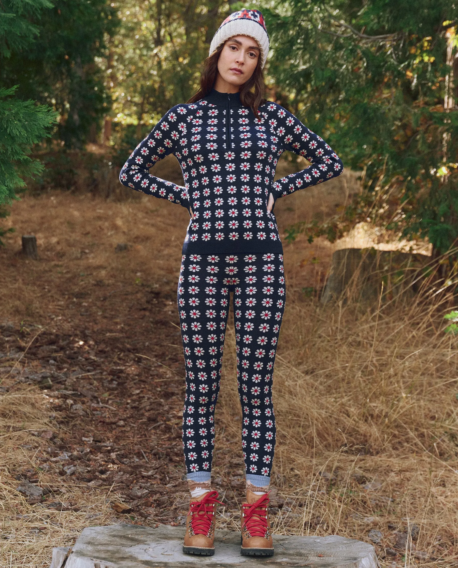 The Merino Quarter Zip. -- Frosted Daisy sold by THE GREAT. product image thumbnail 4