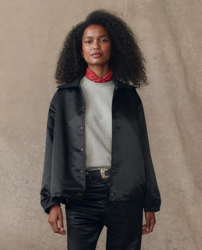 The Satin Coach's Jacket. -- Black sold by THE GREAT.