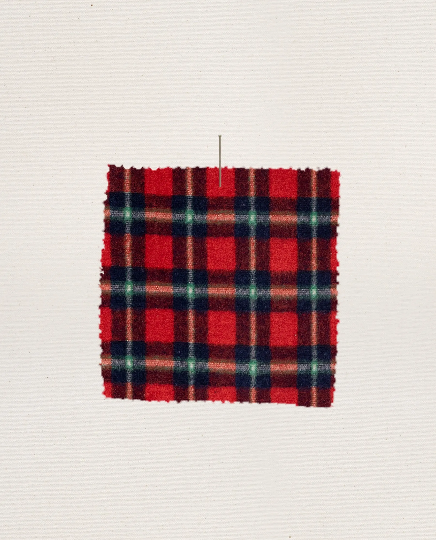 The Plush Fleece Henley Sleep Sweatshirt. -- Cedarwoods Plaid sold by THE GREAT. product image thumbnail 3