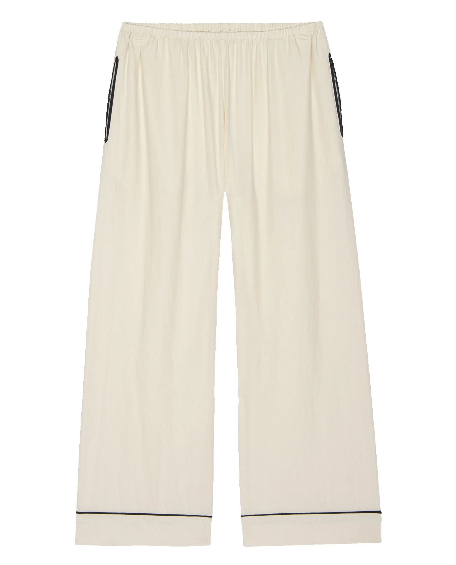 The Flannel Western Easy Sleep Pant. -- Cream and Black sold by THE GREAT. product image thumbnail 5