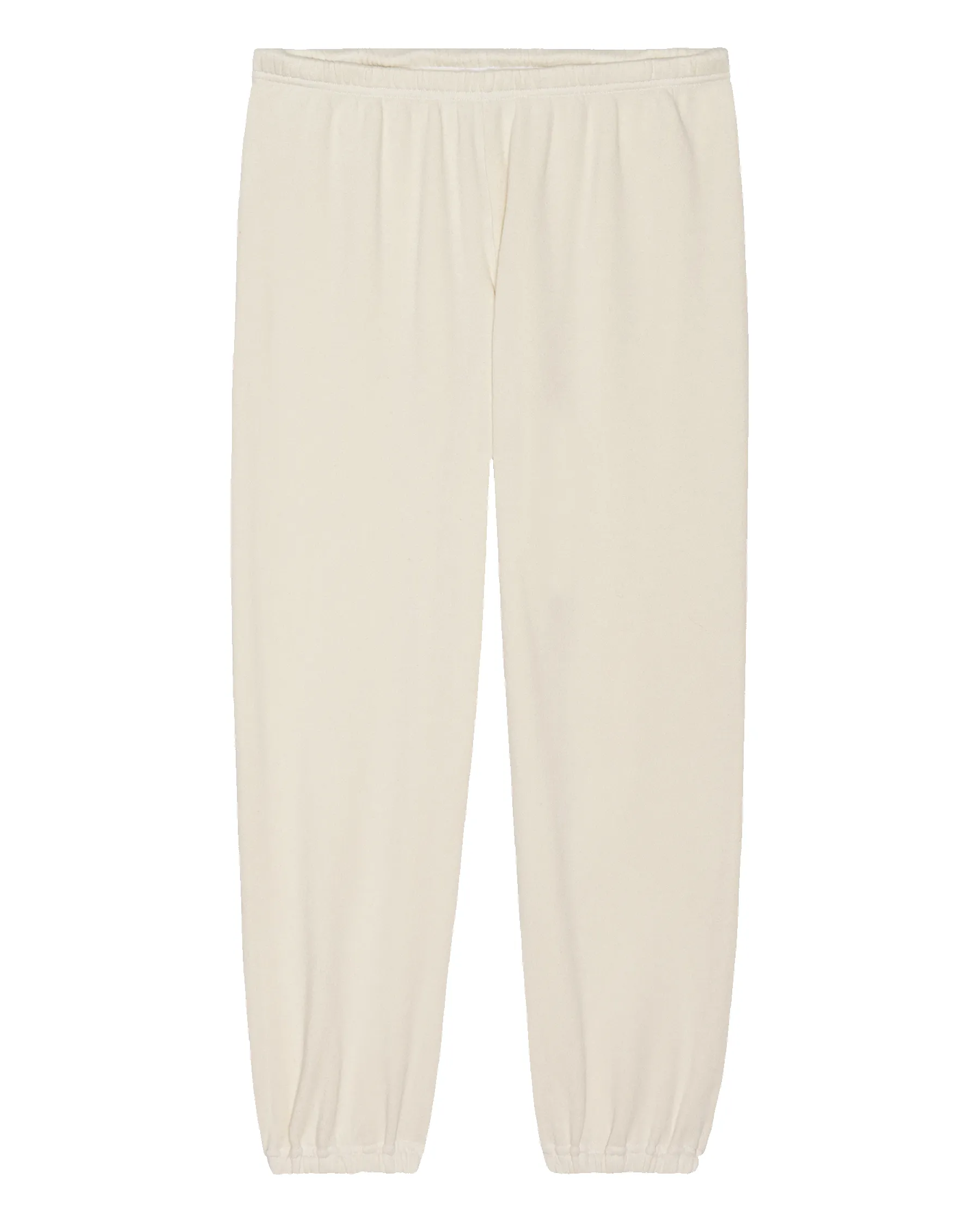 The Fleece Stadium Sweatpant. Solid -- Washed White sold by THE GREAT. product image thumbnail 5