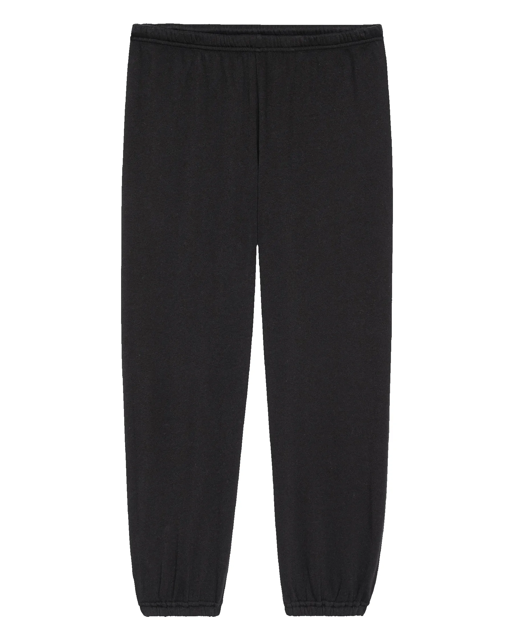 The Fleece Stadium Sweatpant. Solid -- Almost Black sold by THE GREAT. product image thumbnail 5