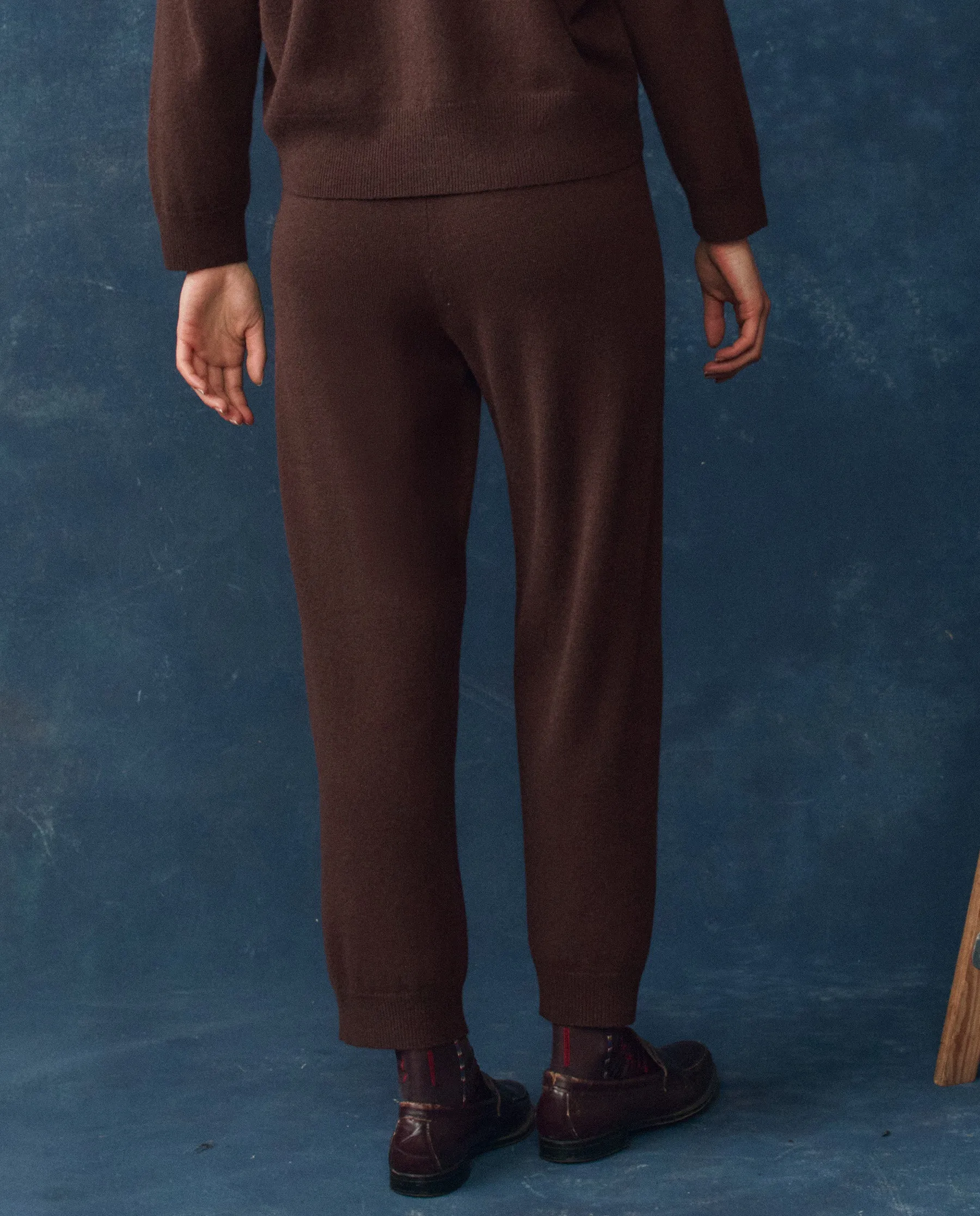 The Cashmere Lantern Pant. -- Chocolate sold by THE GREAT. product image thumbnail 2