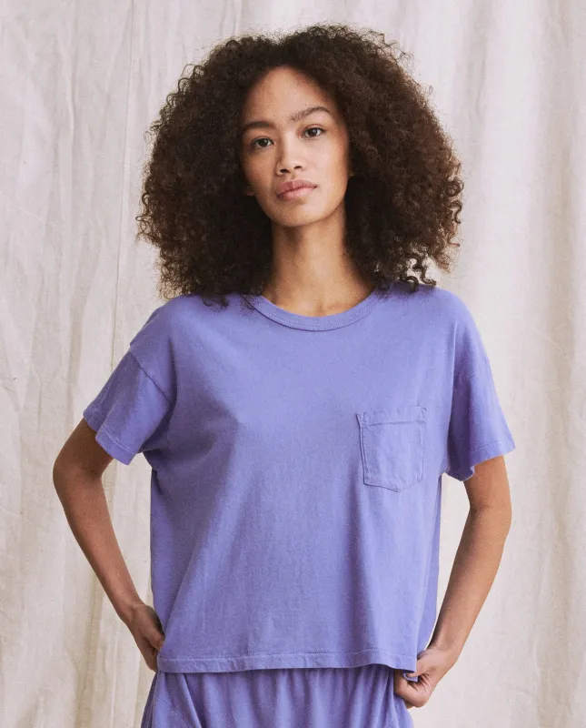 The Pocket Tee. -- Bright Lilac sold by THE GREAT.