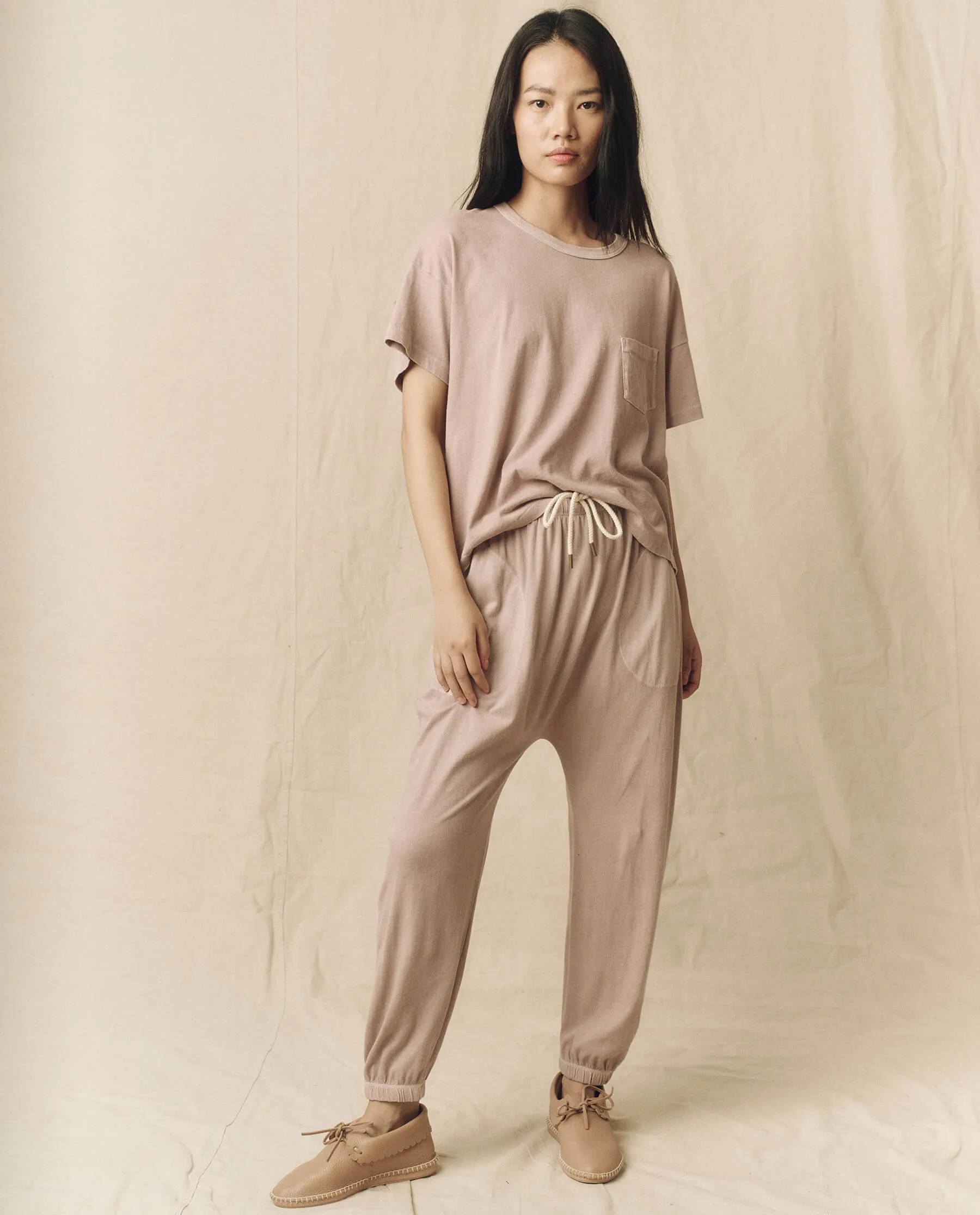 The Pocket Tee. -- Soft Lilac sold by THE GREAT. product image thumbnail 3