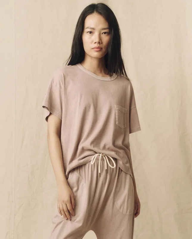 The Pocket Tee. -- Soft Lilac made by THE GREAT.