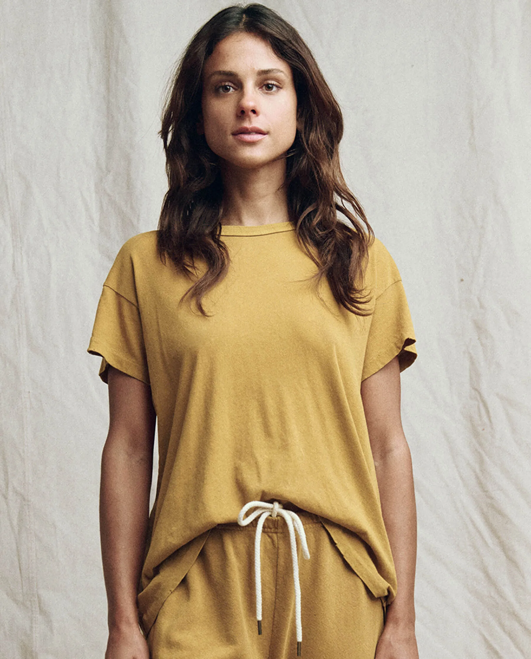 The Boxy Crew. Solid -- Safari sold by THE GREAT.