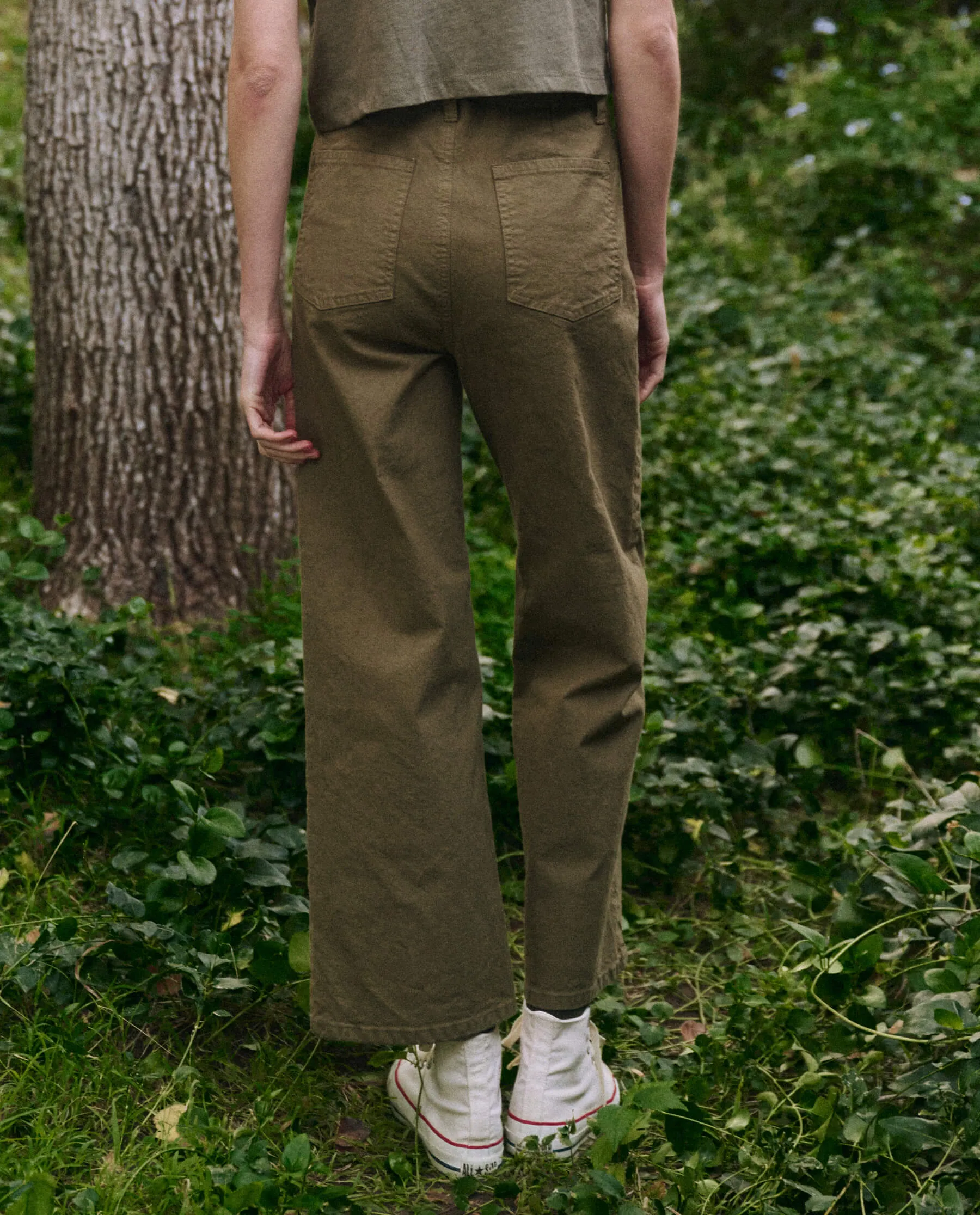 The Painter Pant. -- Army sold by THE GREAT. product image thumbnail 5