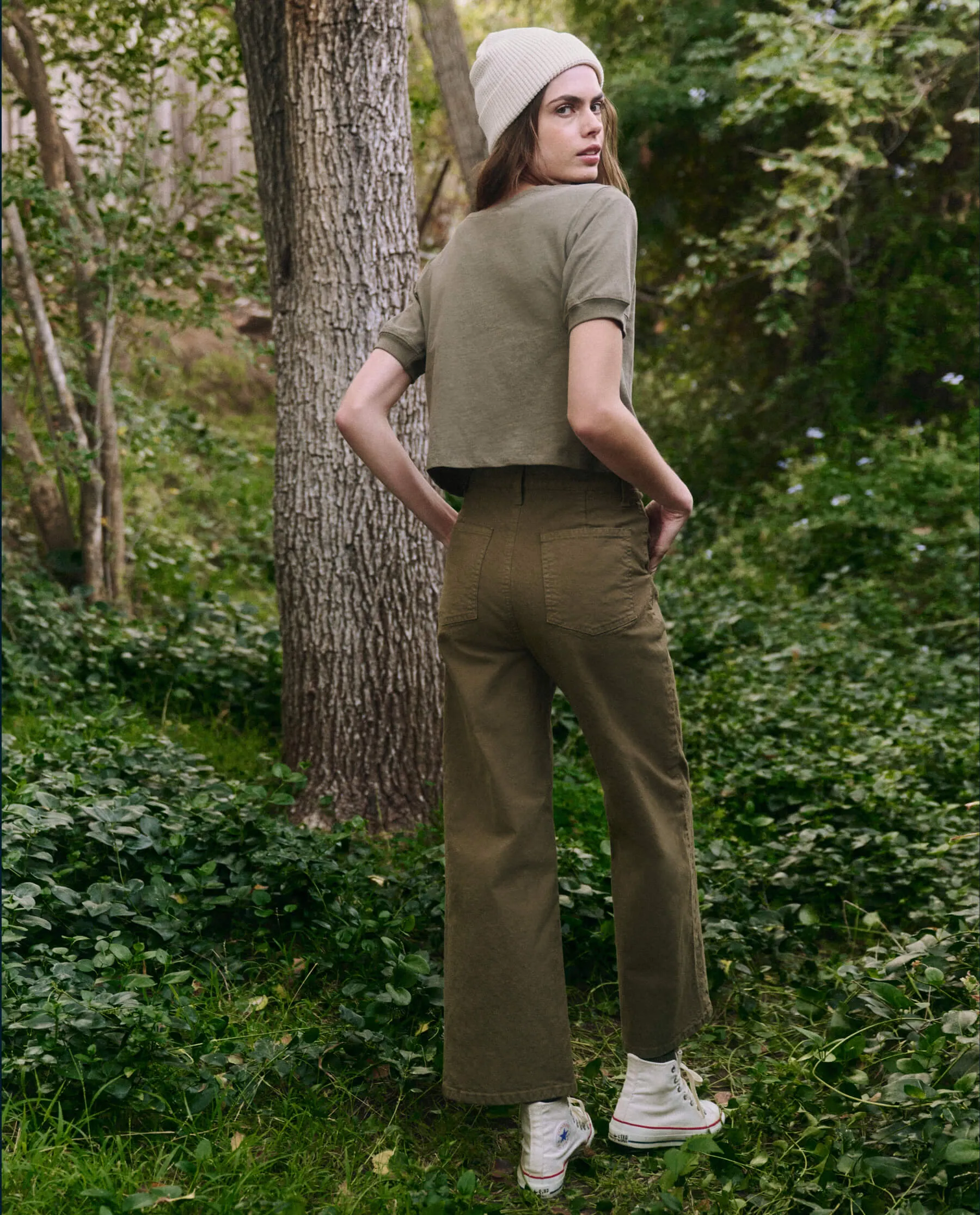 The Painter Pant. -- Army sold by THE GREAT. product image thumbnail 4