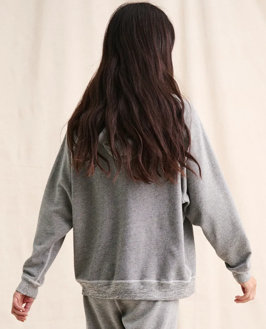 The Slouch Hoodie. Solid -- VARSITY GREY sold by THE GREAT. product image thumbnail 4