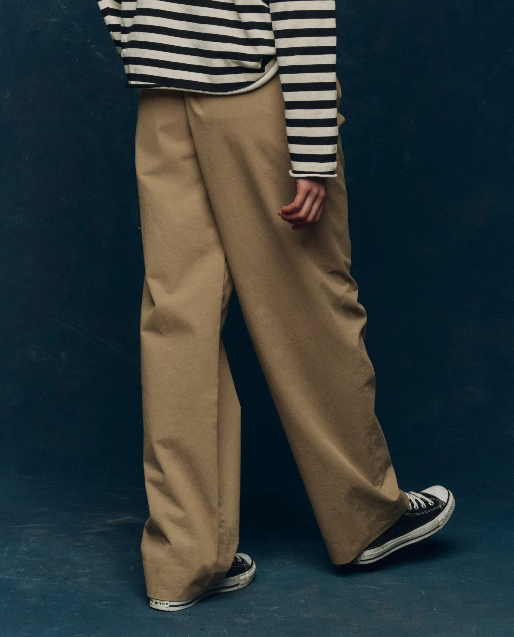 The Menswear Trouser. -- Khaki sold by THE GREAT. product image thumbnail 3