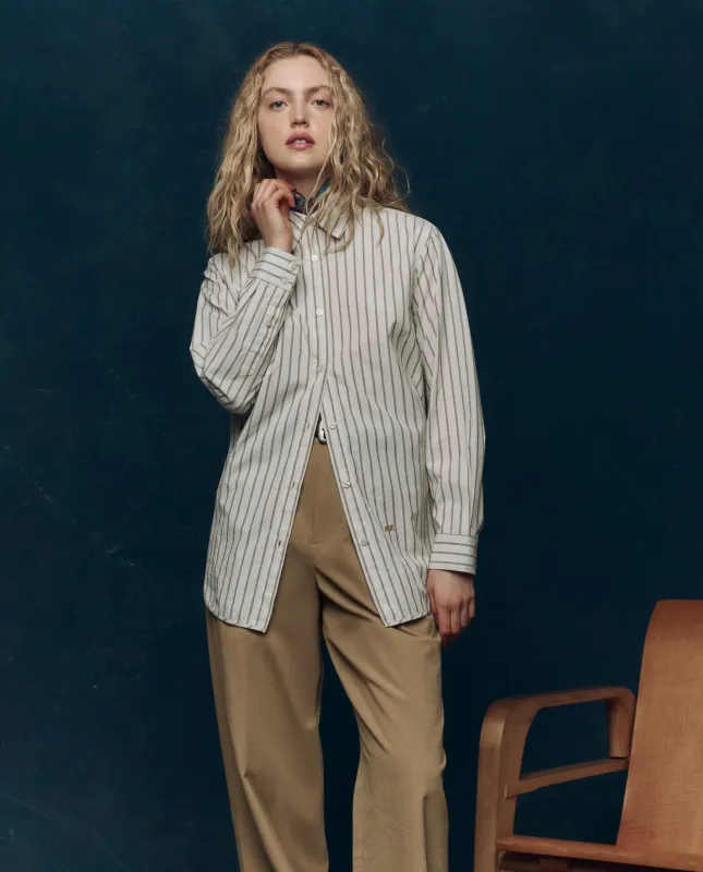The Menswear Button Up. -- Ivy League Stripe made by THE GREAT.