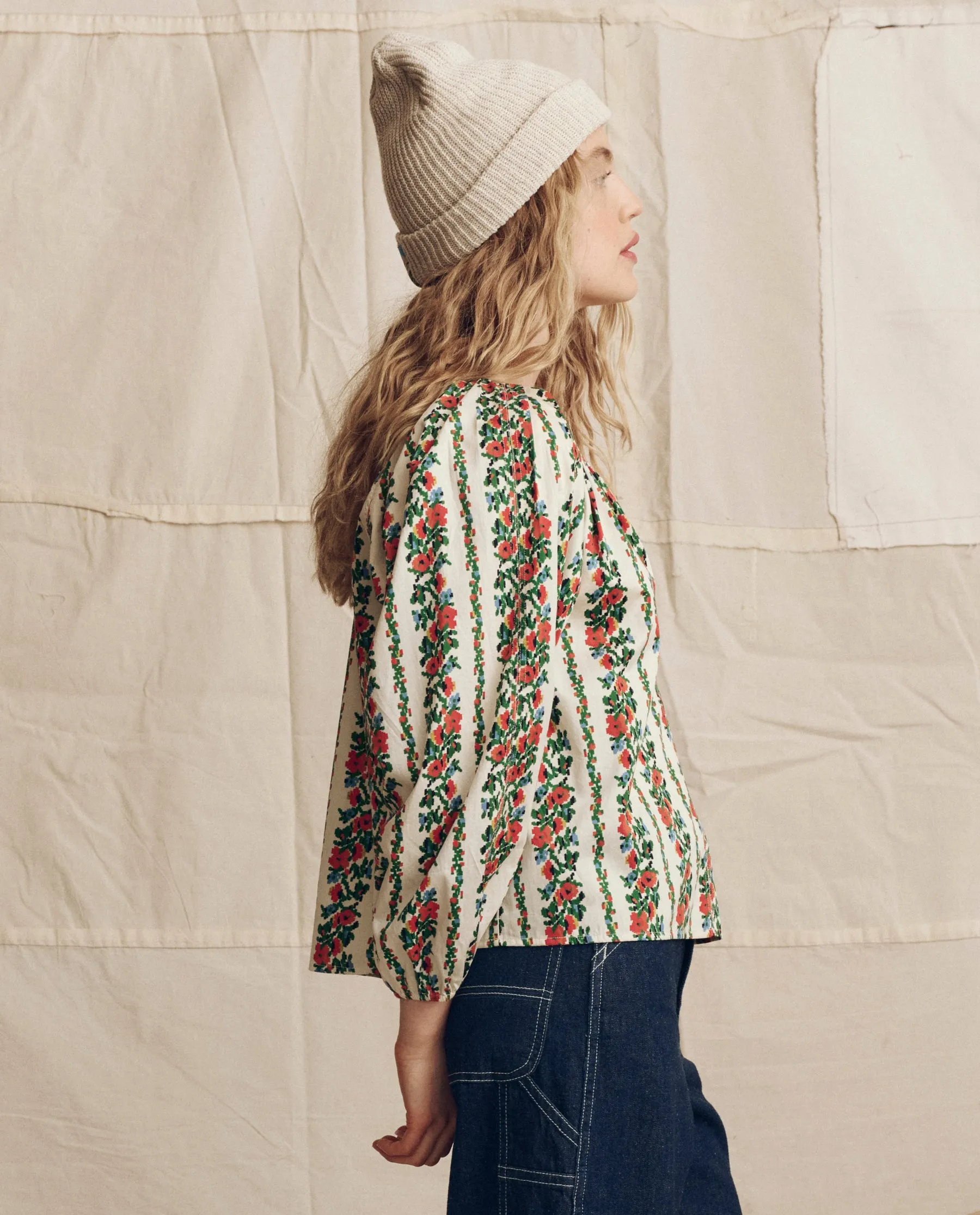 The Chariot Top. -- Tapestry Floral sold by THE GREAT. product image thumbnail 3