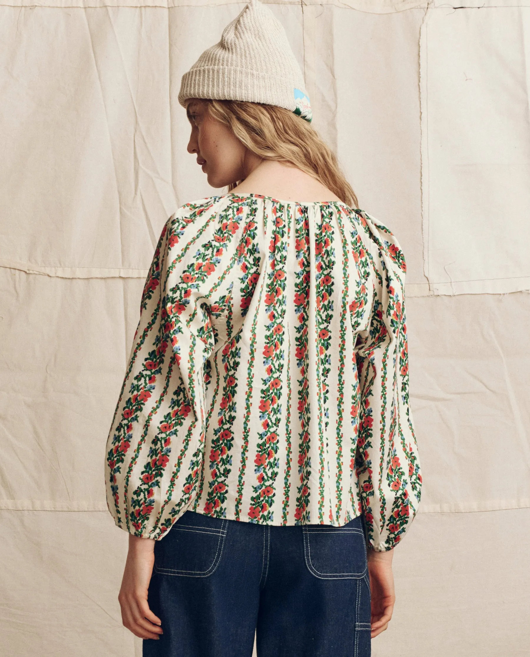 The Chariot Top. -- Tapestry Floral sold by THE GREAT. product image thumbnail 2