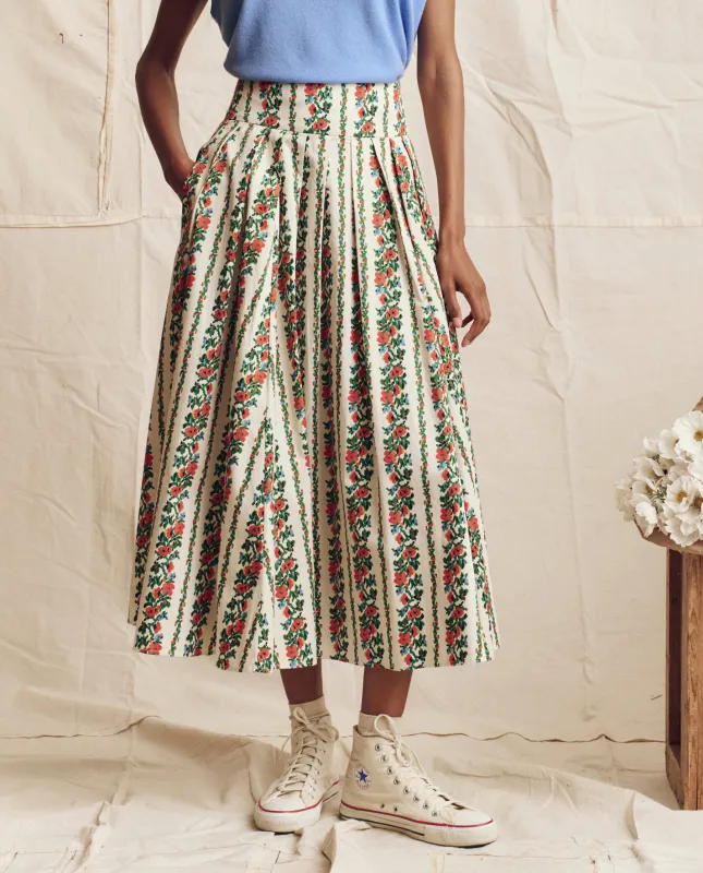 The Regency Skirt. -- Tapestry Floral made by THE GREAT.
