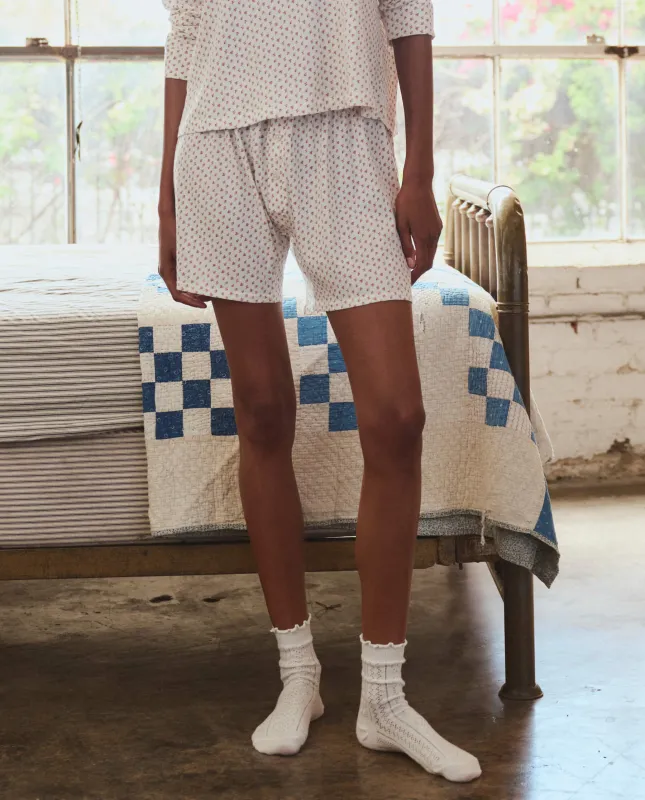 The Jersey Boxer Short. -- Calico Rose sold by THE GREAT.