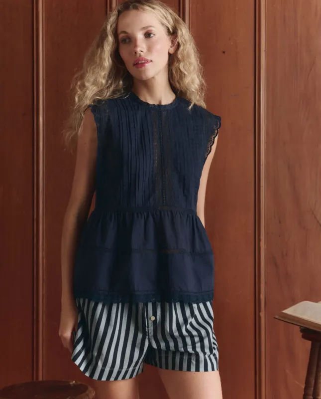 The Sonnet Top. -- Navy made by THE GREAT.
