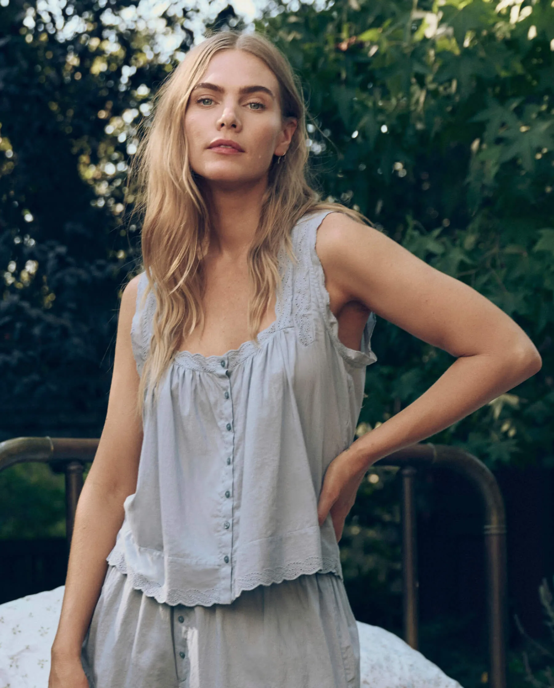 The Eyelet Tank. -- Rainwater sold by THE GREAT.