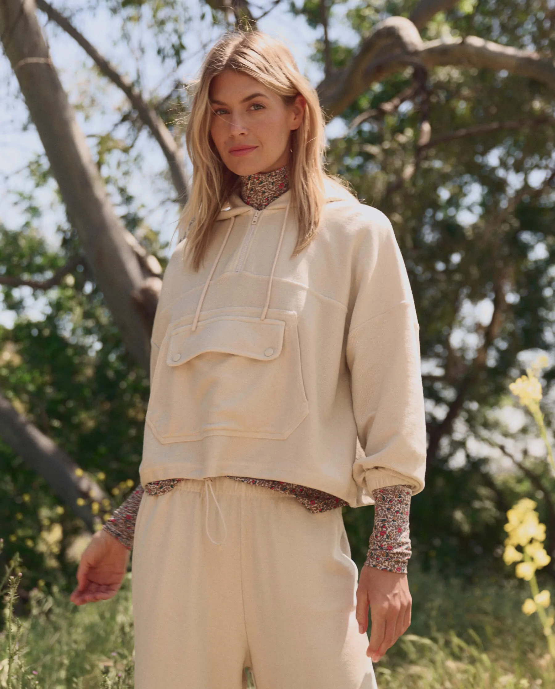 The Basecamp Pullover. -- Oatmilk sold by THE GREAT. product image thumbnail 3